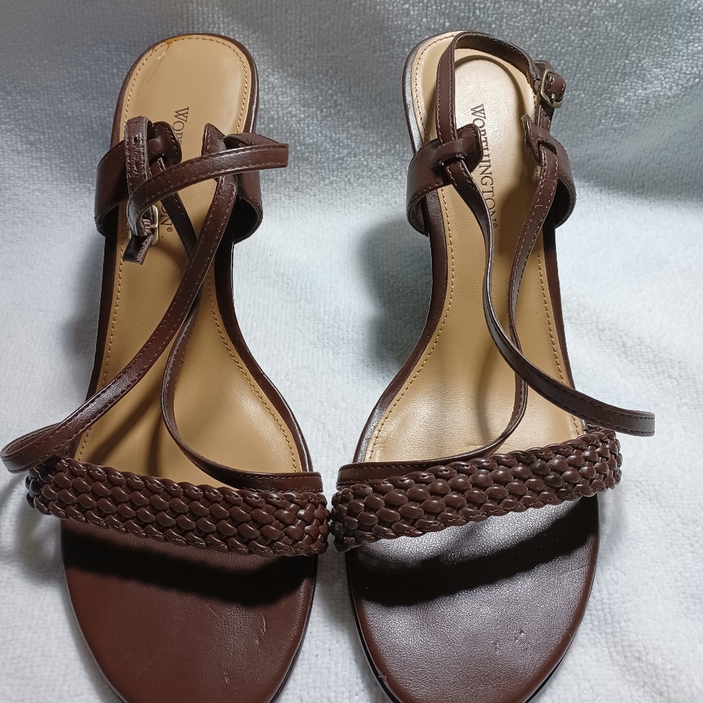 Strappy wedge sandals